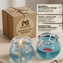 Laden Sie das Bild in den Galerie-Viewer, Mini-Blasen-Aquarium Duftkerze