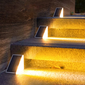 LED-Solar-Stufenlichter Wasserdichtes Treppenlicht für draußen