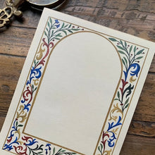 Laden Sie das Bild in den Galerie-Viewer, Briefpapier der mittelalterlichen Notizblock-Serie