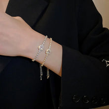 Laden Sie das Bild in den Galerie-Viewer, 925 Silber Moissanit Armband