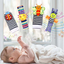 Laden Sie das Bild in den Galerie-Viewer, Baby-Lernspielzeug-Rasselsocken