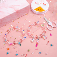 Laden Sie das Bild in den Galerie-Viewer, DIY Kristall-Perlenarmband