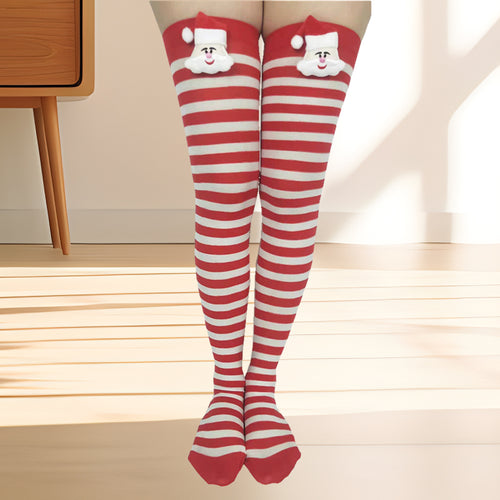 Weihnachtsstrümpfe mit Schleife