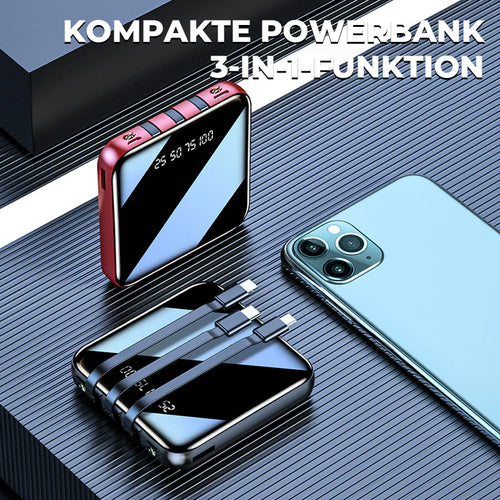 Kompakte Powerbank mit Schnellladefunktion