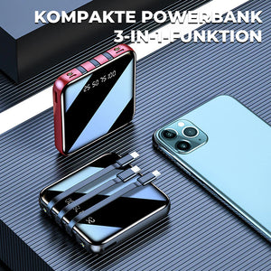 Kompakte Powerbank mit Schnellladefunktion