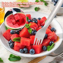 Laden Sie das Bild in den Galerie-Viewer, 2-in-1 Wassermelonenschneider aus Edelstahl