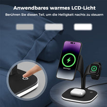 Laden Sie das Bild in den Galerie-Viewer, 3-in-1 kabelloses Ladegerät