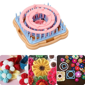 DIY Handstrickmaschine aus Wolle