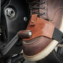Laden Sie das Bild in den Galerie-Viewer, Toller Motorrad-Schuhschutz – Motorrad-Schalthebel-Kofferraumschutz aus Leder