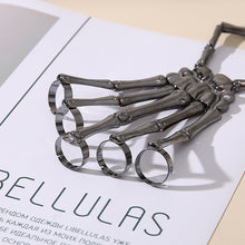 Laden Sie das Bild in den Galerie-Viewer, Totenkopf-Knochen-Ring-Armband
