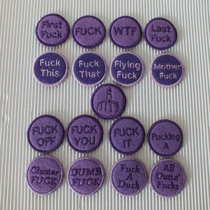 Große Tüte F*cks zum Verschenken Zipper Pouch