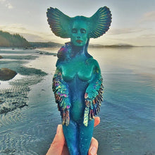 Laden Sie das Bild in den Galerie-Viewer, Eule Göttin Kunst Ornament