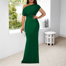 Laden Sie das Bild in den Galerie-Viewer, Ärmelloses, schulterfreies Kleid