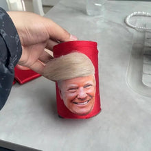 Laden Sie das Bild in den Galerie-Viewer, Lustige Dosen-Kühlerhüllen mit Trump-Haar