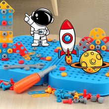 Laden Sie das Bild in den Galerie-Viewer, Elektrischer Schraubenwerkzeugkasten für Kinderspielzeug