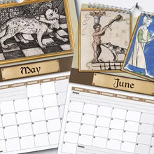 Laden Sie das Bild in den Galerie-Viewer, Mittelalterliche Schwanzbilder - Kalender 2025