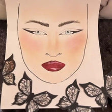 Laden Sie das Bild in den Galerie-Viewer, Schmetterling Eyeliner Form