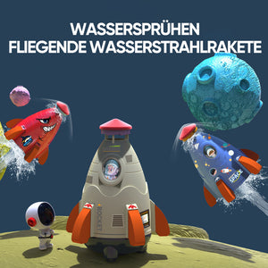 Raketenförmiger fliegender Sprinkler