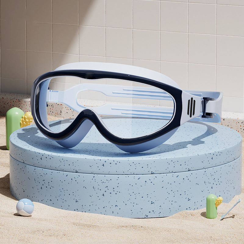 Schwimmbrille für Kinder mit großem Rahmen