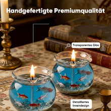 Laden Sie das Bild in den Galerie-Viewer, Mini-Blasen-Aquarium Duftkerze