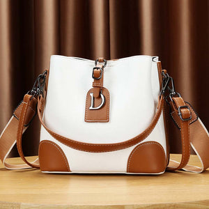 Nischen-Umhängetasche aus PU-Leder für Damen👜