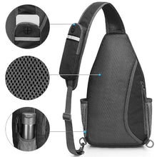 Laden Sie das Bild in den Galerie-Viewer, RFID-blockierender Rucksack/Umhängetasche/Brusttasche