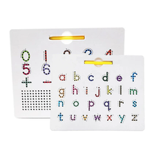 Laden Sie das Bild in den Galerie-Viewer, 2-in-1 doppelseitige magnetische Alphabet-Edition