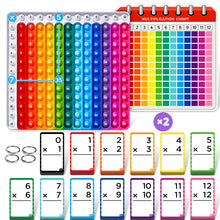 Laden Sie das Bild in den Galerie-Viewer, Mathe-Lernkarten und Pop-Fidget-Diagramm