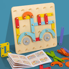 Laden Sie das Bild in den Galerie-Viewer, 🌈💐Montessori-Steckbrettpuzzle💐