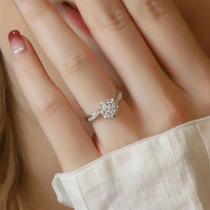 Raffinierter klassischer verstellbarer Ring