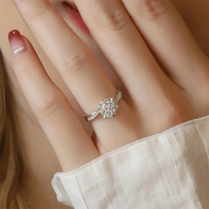 Raffinierter klassischer verstellbarer Ring