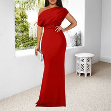 Laden Sie das Bild in den Galerie-Viewer, Ärmelloses, schulterfreies Kleid