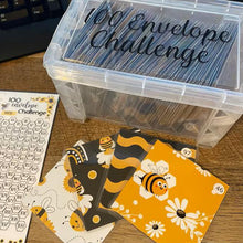 Laden Sie das Bild in den Galerie-Viewer, Herausforderungsbox-Set enthält 100 Briefumschläge