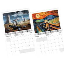 Laden Sie das Bild in den Galerie-Viewer, Ikonische Katzenkunst 2025 Kalender