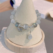 Laden Sie das Bild in den Galerie-Viewer, Imitation Katzenauge Kristall Schmetterling Armband