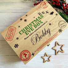 Laden Sie das Bild in den Galerie-Viewer, Holzkiste zum Thema Heiligabend