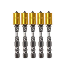 Laden Sie das Bild in den Galerie-Viewer, 5-teiliges Set starker magnetischer Schraubendreherbits