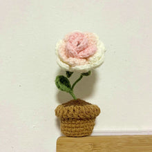 Laden Sie das Bild in den Galerie-Viewer, Handgemachte gestrickte Blumen