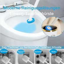 Laden Sie das Bild in den Galerie-Viewer, Händefreie Klappdeckel-Einweg-Toilettenbürste