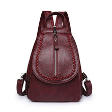 Laden Sie das Bild in den Galerie-Viewer, Twist Clamshell Lederrucksack