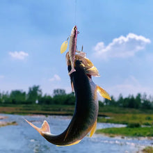 Laden Sie das Bild in den Galerie-Viewer, Bleikopfhaken T-Tail Köder, 6 Stk