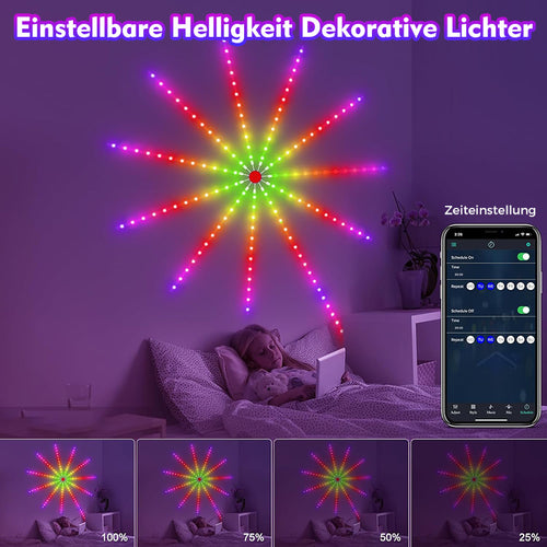 LED-Feuerwerkslicht mit Bluetooth