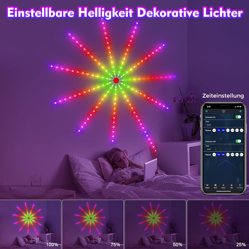 LED-Feuerwerkslicht mit Bluetooth