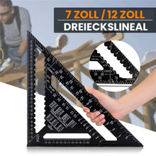 Laden Sie das Bild in den Galerie-Viewer, Dreieckslineal für Holzbearbeitungswerkzeuge aus Aluminiumlegierung