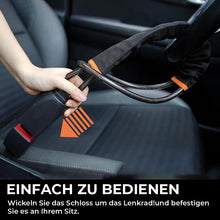 Laden Sie das Bild in den Galerie-Viewer, Universelles Lenkradschloss mit 2 Schlüsseln
