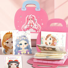 Laden Sie das Bild in den Galerie-Viewer, All-in-one-Prinzessin-Make-up-Stickerbuch zum Selbermachen