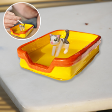 Laden Sie das Bild in den Galerie-Viewer, Katzenstreu-Aschenbecher (Neon-Registerkarte)