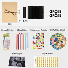 Laden Sie das Bild in den Galerie-Viewer, Akkordeon Kreative Faltseiten DIY-Alben