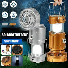 Laden Sie das Bild in den Galerie-Viewer, 6 in 1 Tragbare Solar LED Camping Laterne