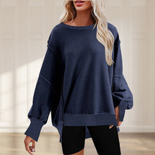 Laden Sie das Bild in den Galerie-Viewer, Oversize-Pullover mit Taschen für Damen